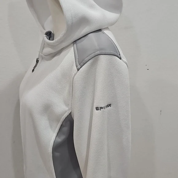 Spyder Women's Layna Full Zip Jacket In White Size XL - Picture 7 of 14